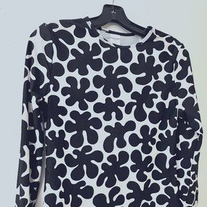 Marimekko for Target Signature Pattern Black & White Shirt